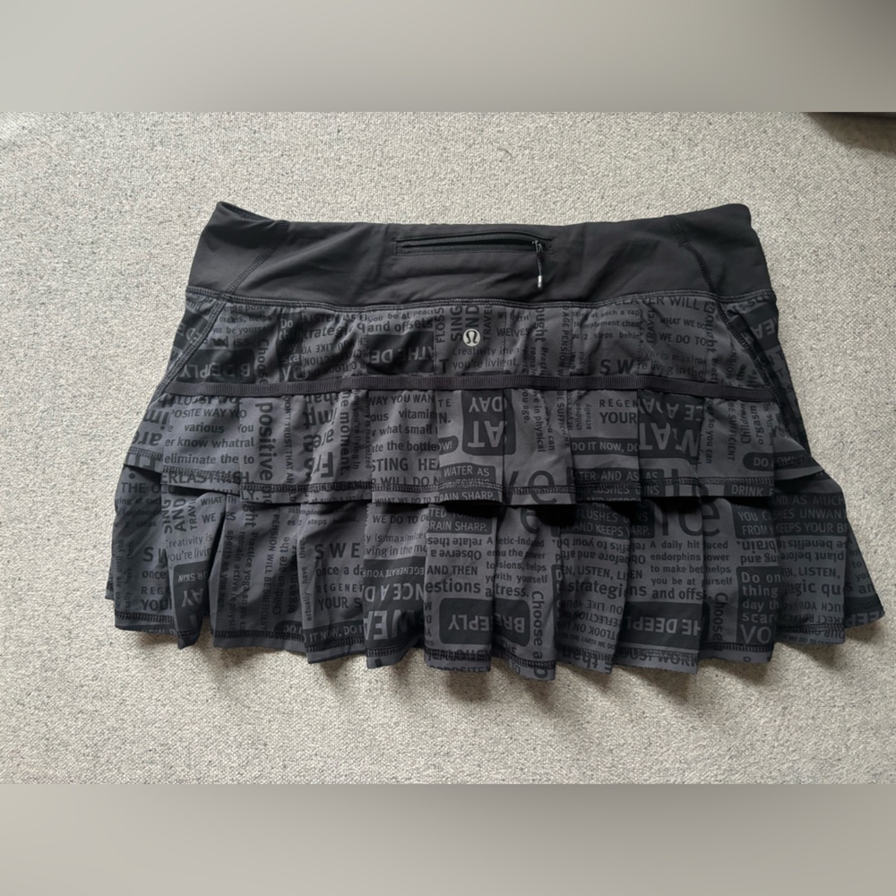 Lululemon Super Rare Manifesto Pacesetter Skirt Sz 10 Skort pickleball tennis - Picture 2 of 5